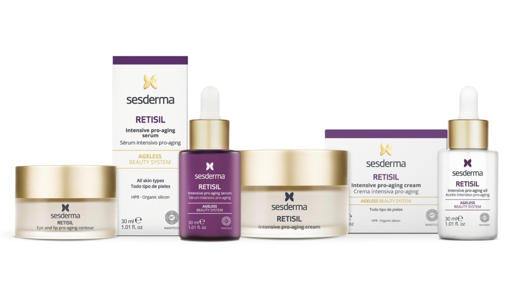 Bajo el concepto de belleza pro-aging, Sesderma lanzó el pasado mes de noviembre su nueva línea RETISIL.