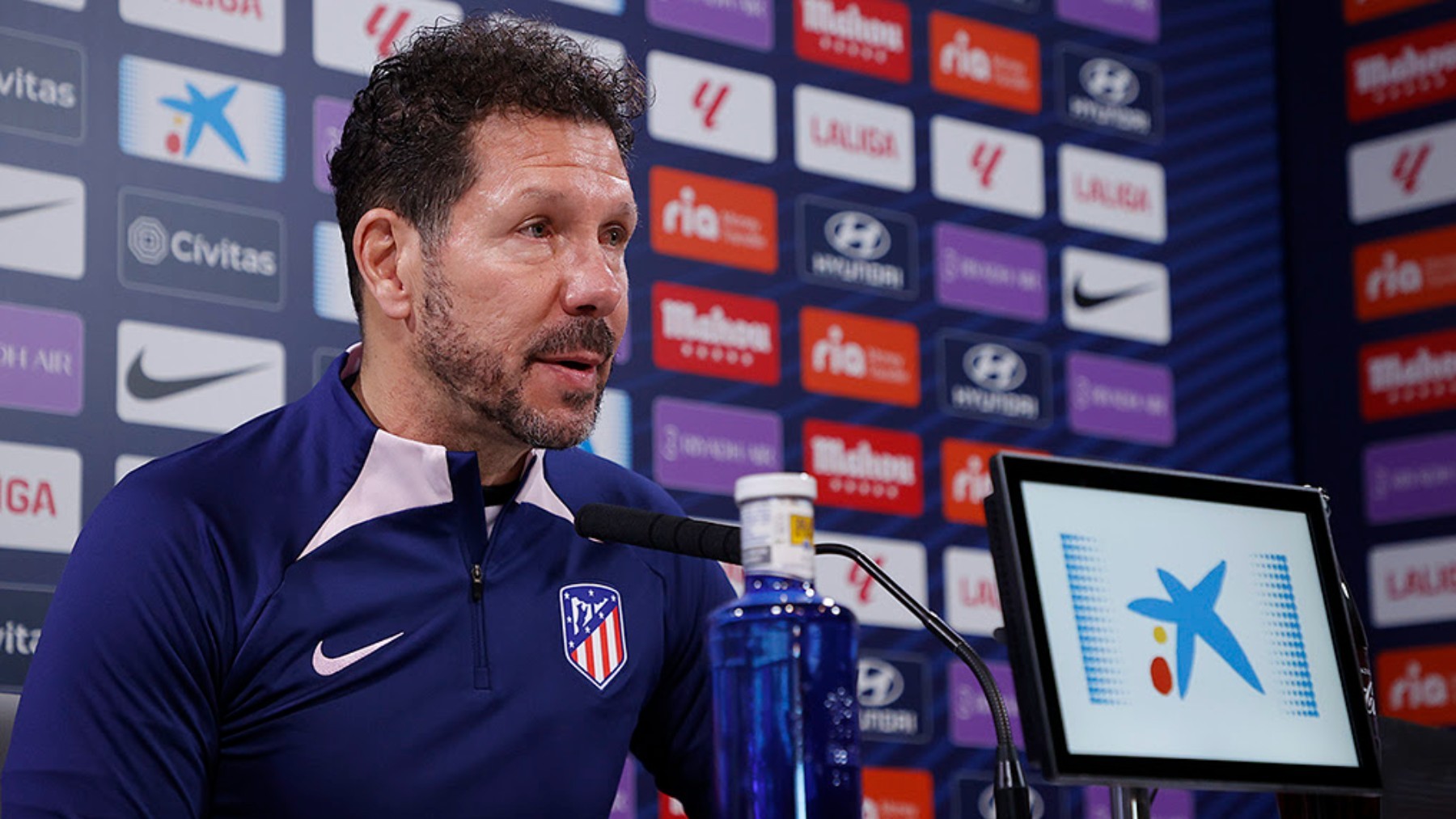 Simeone, en rueda de prensa