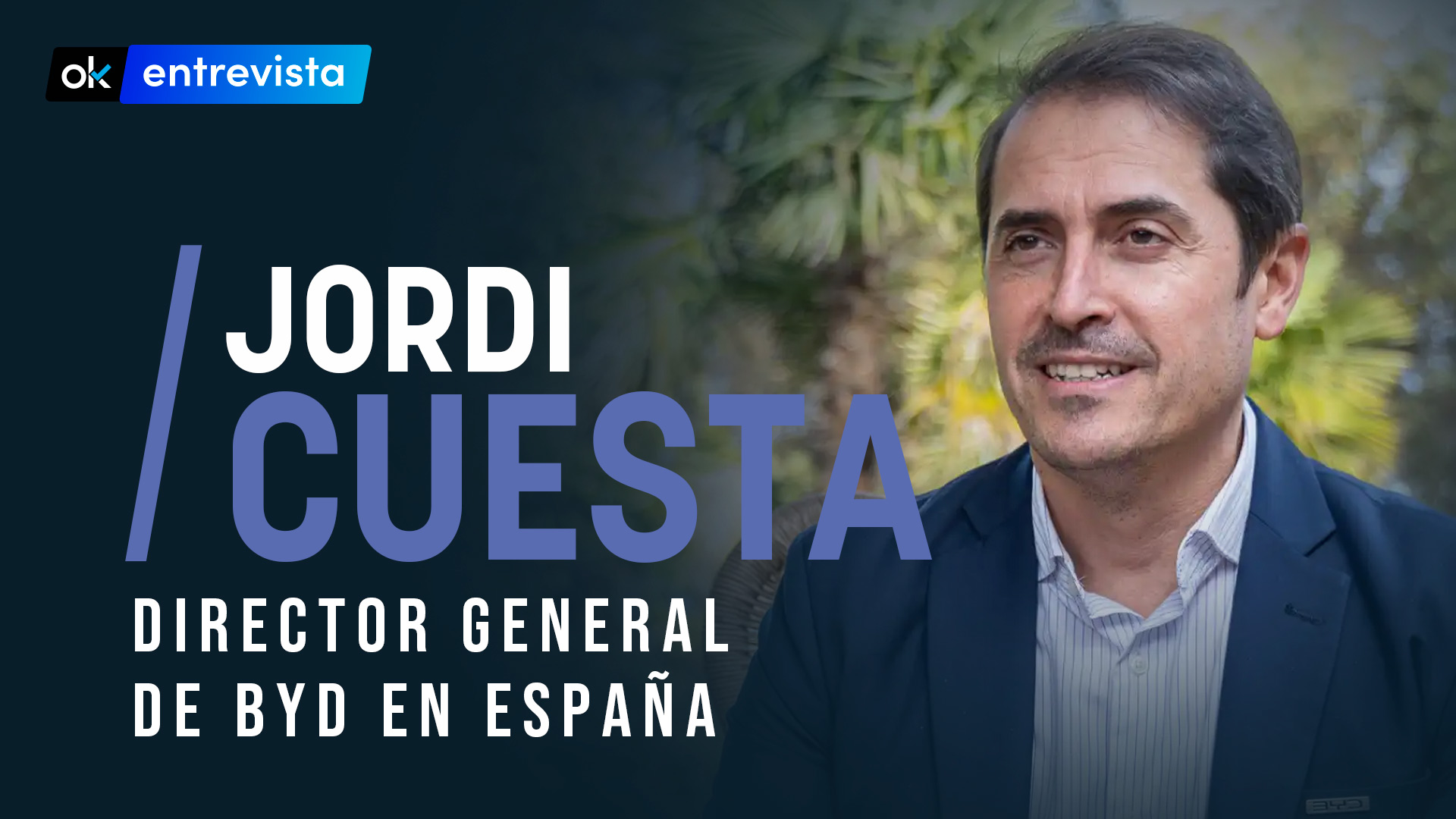 Jordi Cuesta, director general de BYD en España.