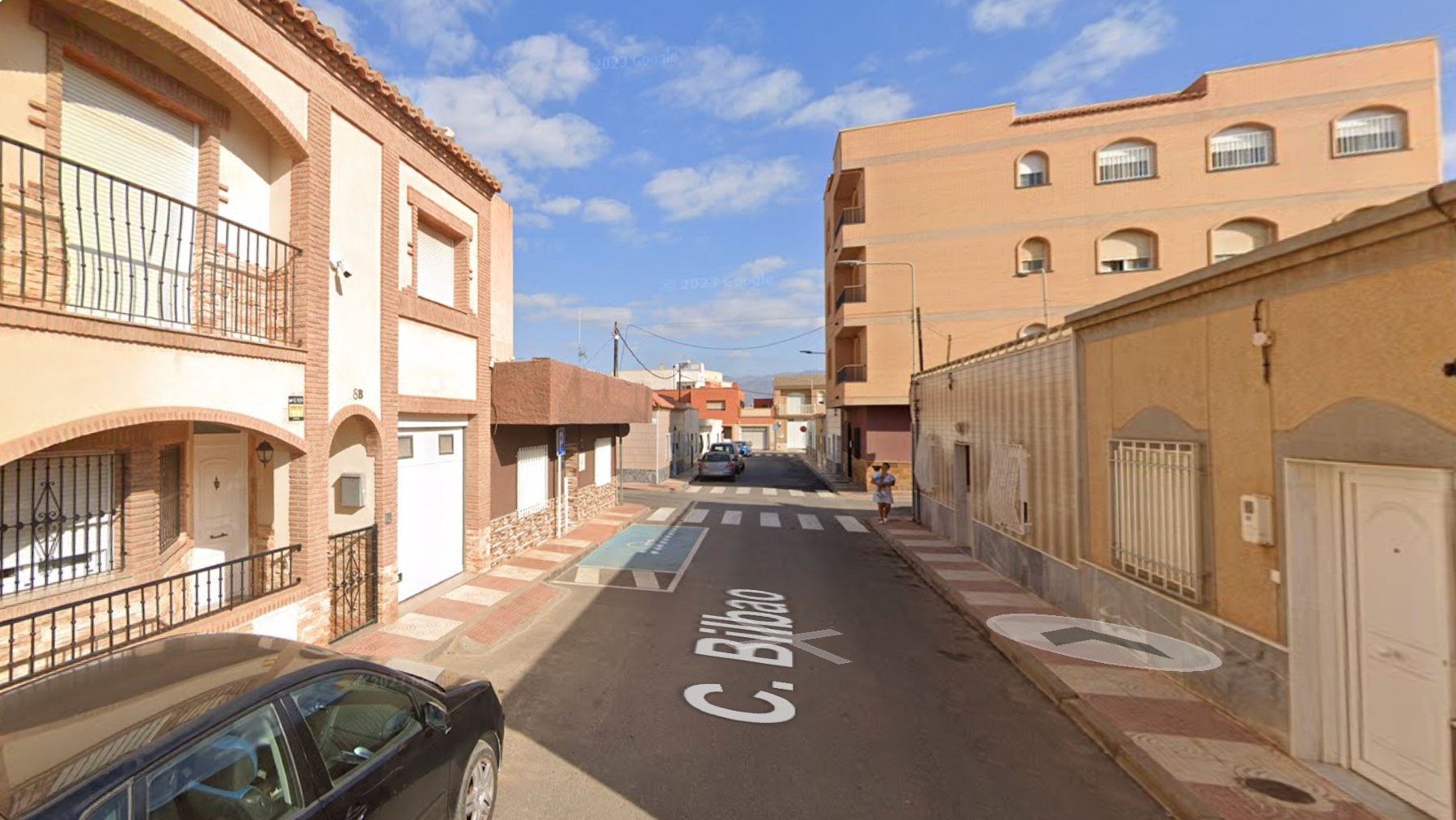 Calle Bibao de Roquetas de Mar, lugar de los hechos.