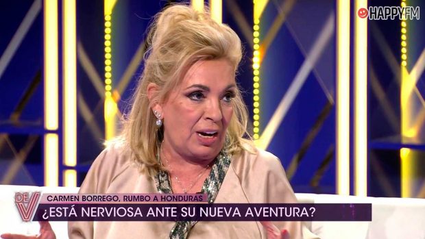 Carmen Borrego habla antes de acudir a Supervivientes (Mediaset).