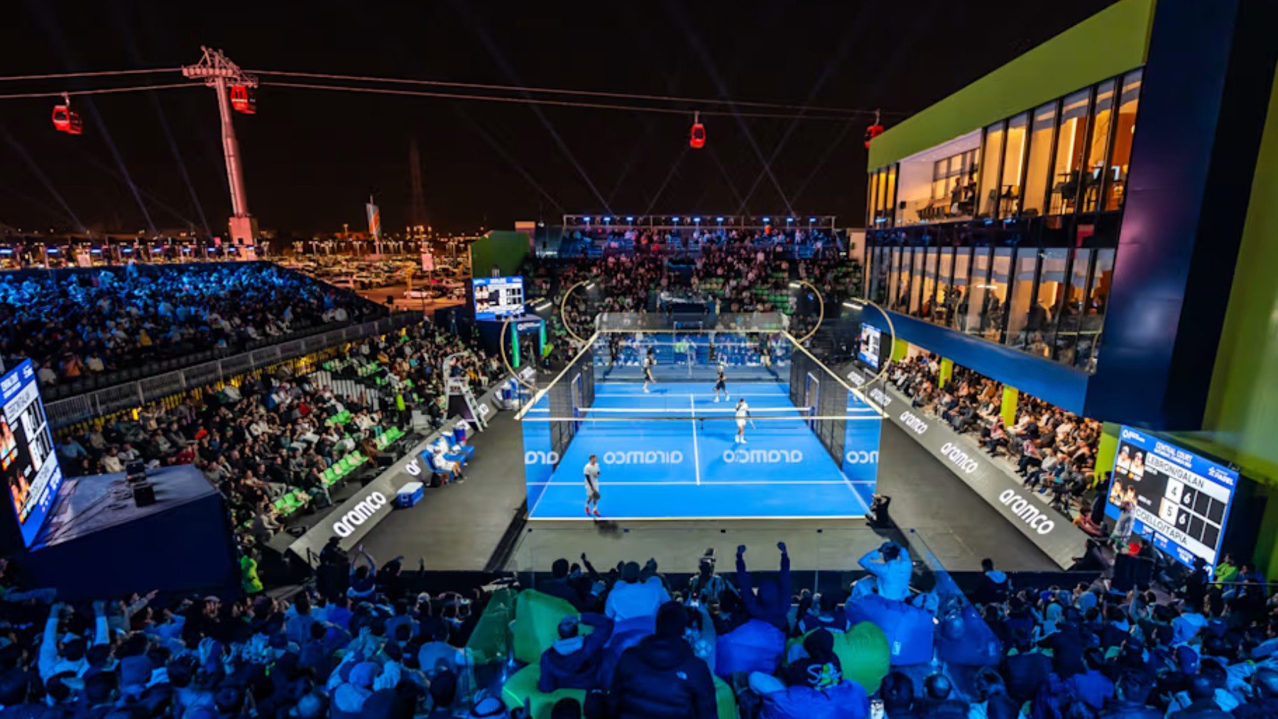 Imagen del Premier Padel Arabia Saudí 2024. (redbull.com)