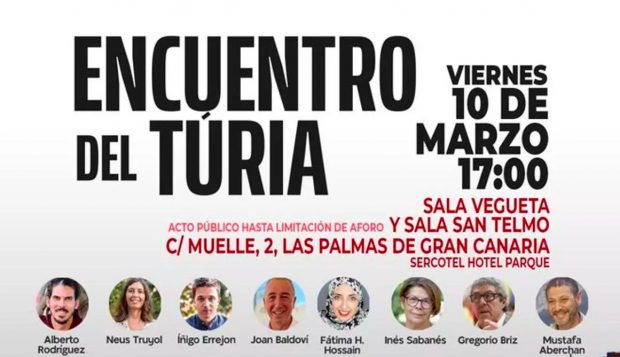 Cartel que anunciaba el Encuentro del Turia.