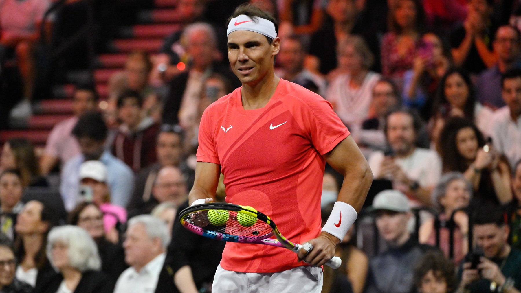 Rafa Nadal, en El Slam de Netflix previo al Masters 1000 de Indian Wells. (Getty)