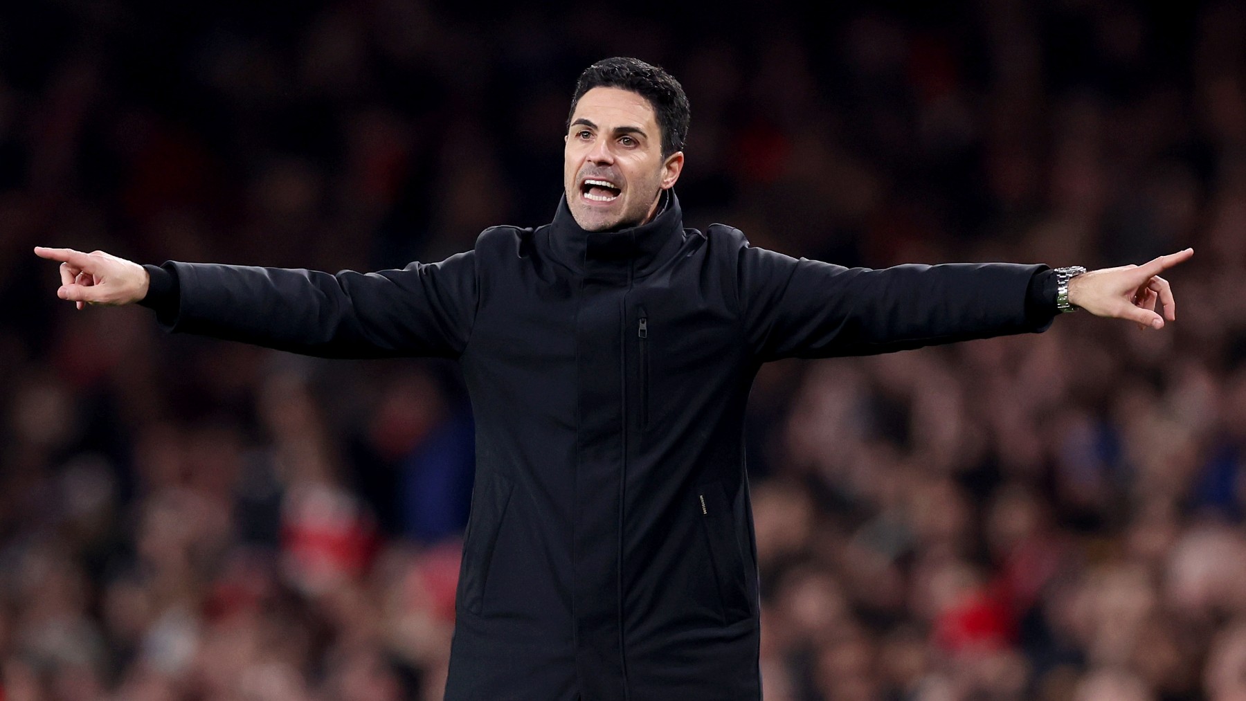 Arteta, durante un partido. (Getty)