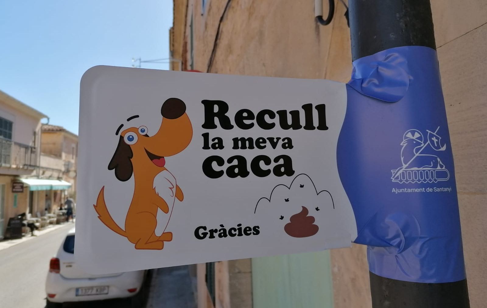 Campaña de limpieza de excrementos de animales en Santanyí.