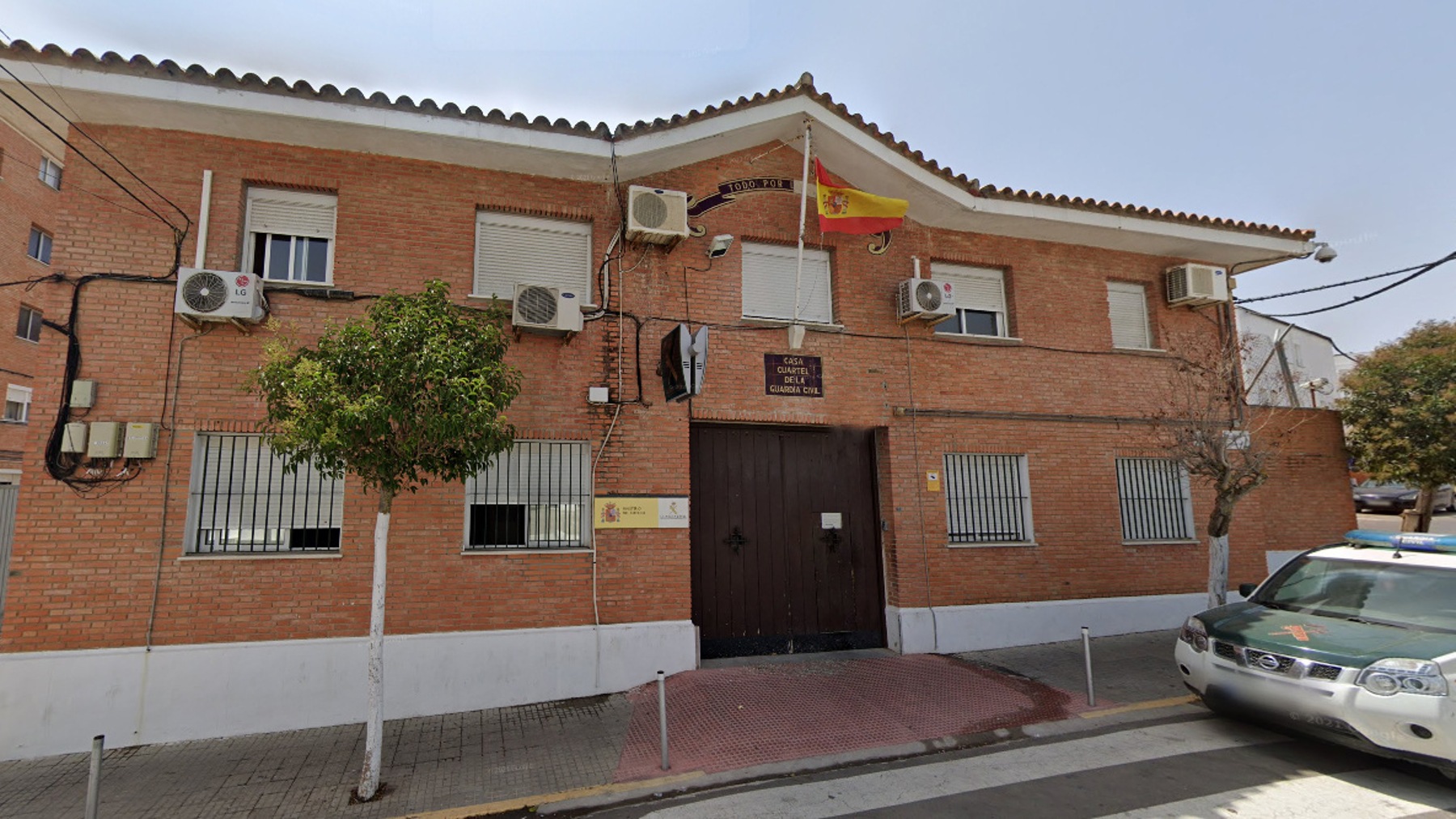 Cuartel de la Guardia Civil en Barbate.