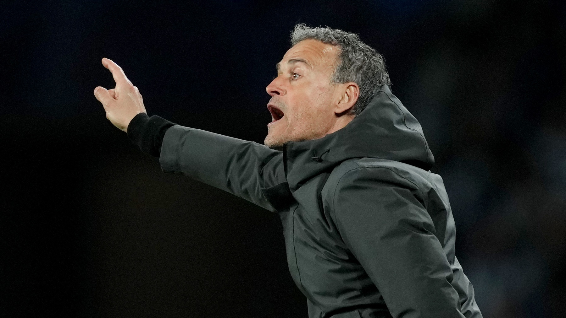 Luis Enrique, durante un partido con el PSG. (Getty)