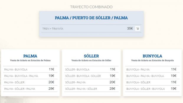 Tren de Sóller: horarios, precios y recorrido completo