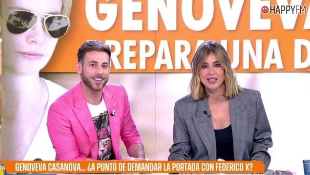 César Muñoz y Sandra Barneda en Así es la vida. (Mediaset)