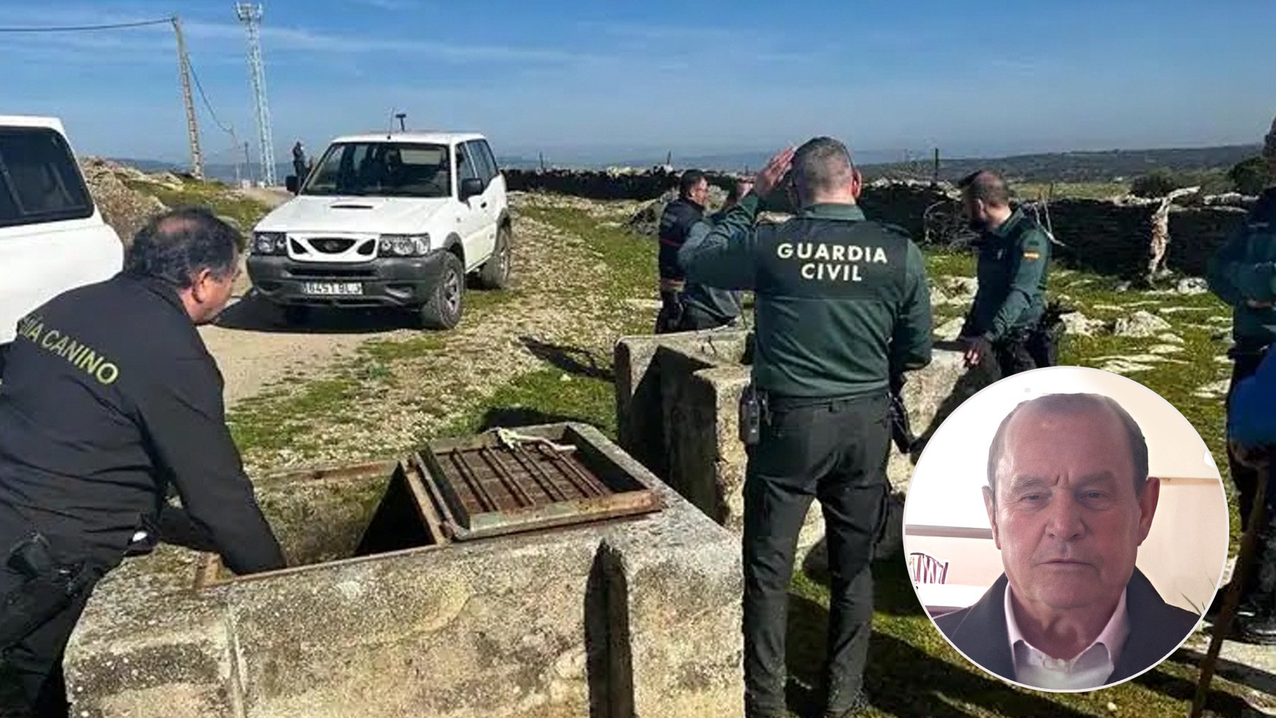 La Guardia Civil llevaba semanas buscando a Vicente Sánchez (en la imagen) desaparecido en Hinojal, Cáceres.