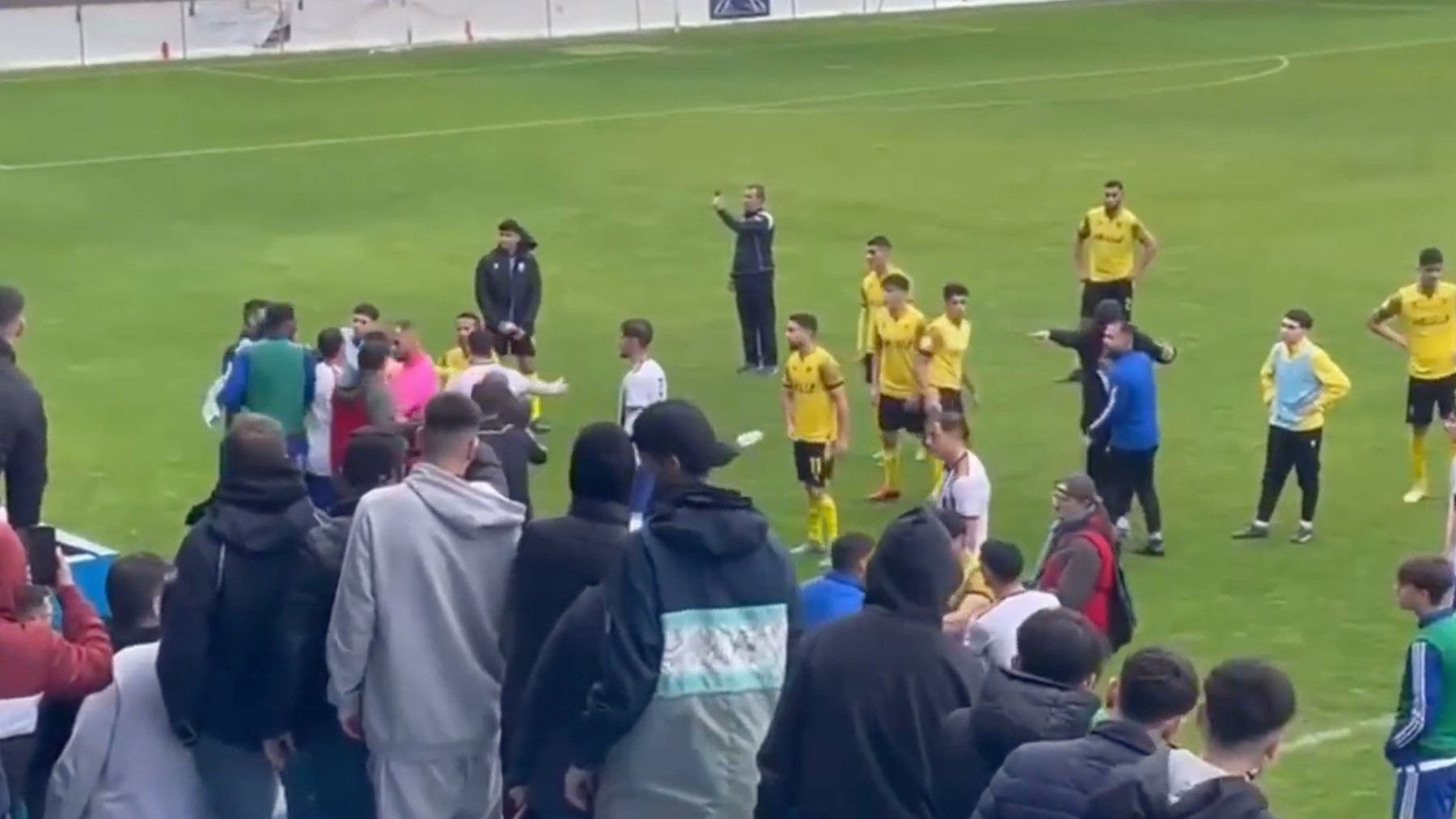 Imagen de los enfrentamientos en Motril.