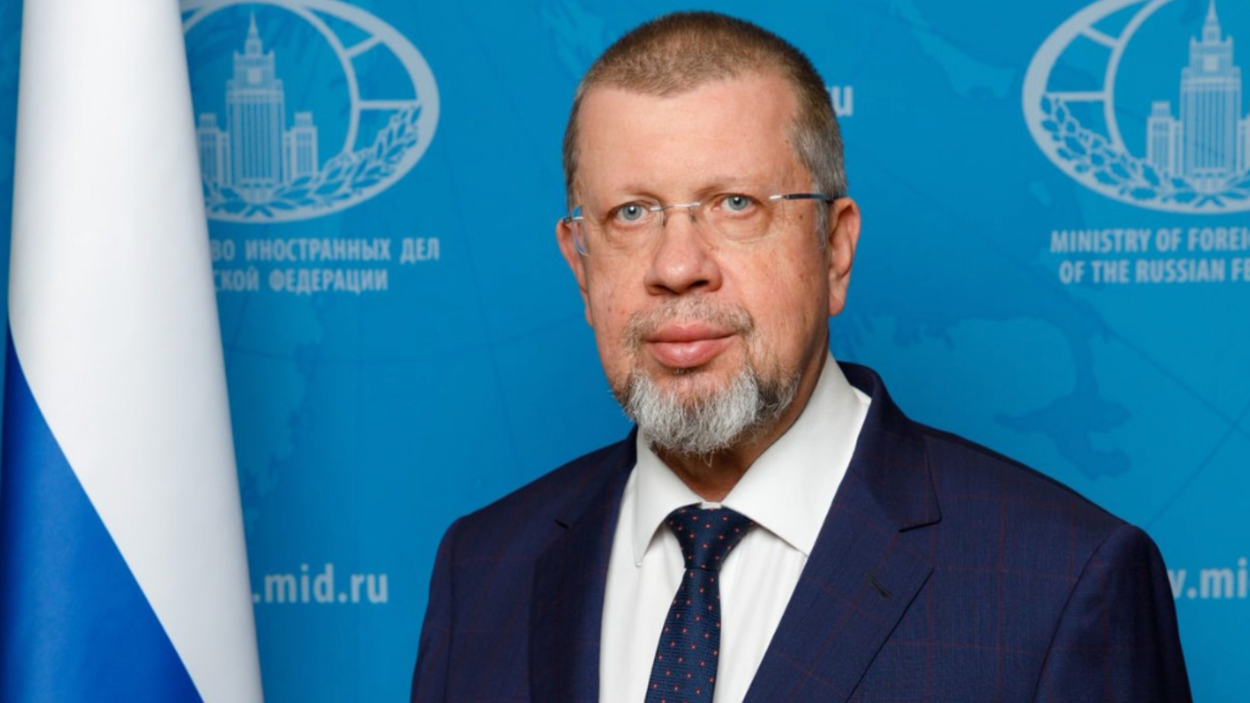 Embajador de Rusia en España, Yuri Klimenko (Foto: Cancillería de Rusia).