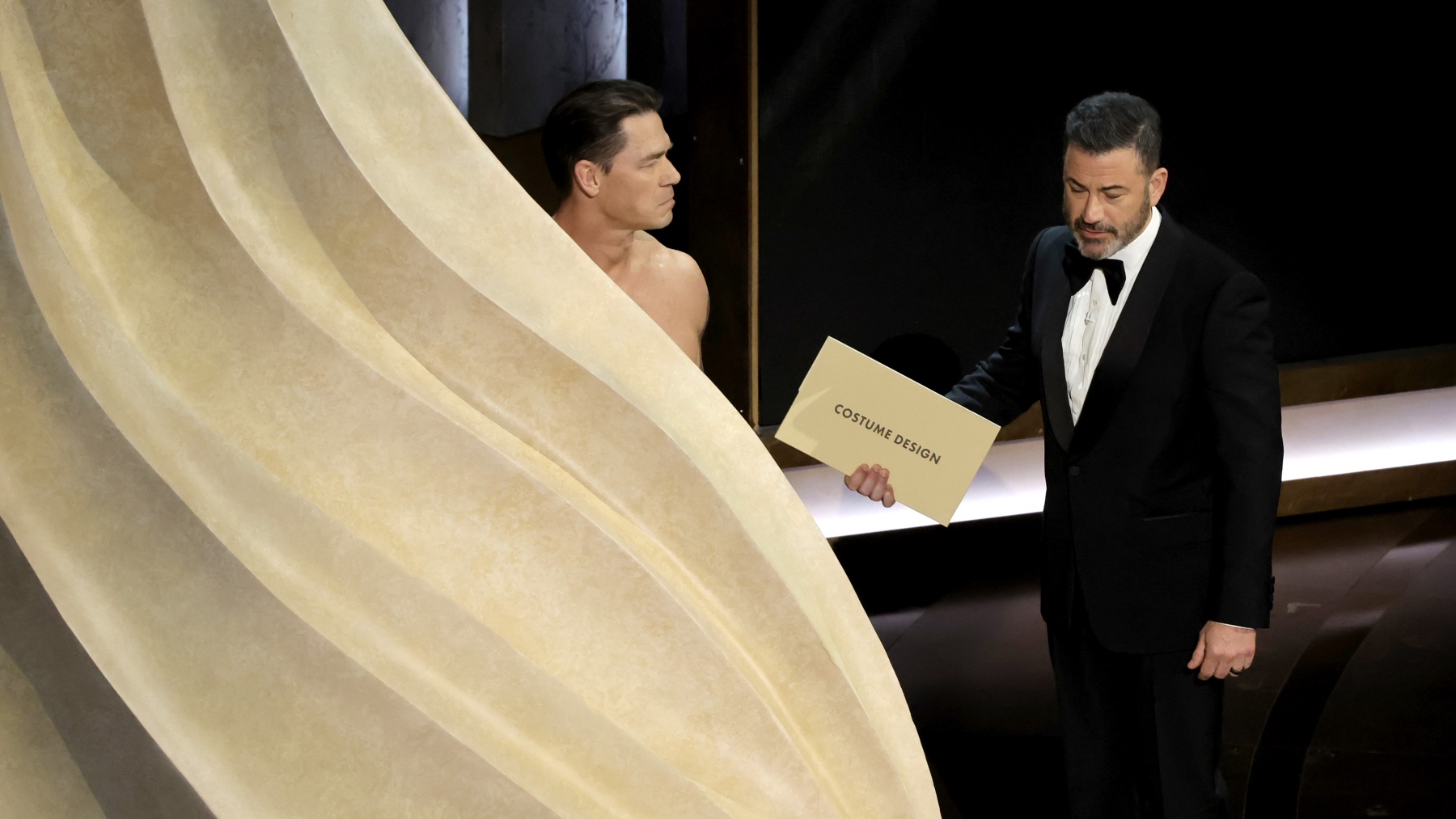 El desnudo viral del mítico John Cena en la Gala de los Premios Oscar 2024