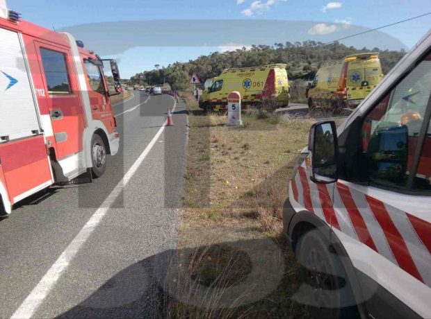 accidente, heridos, carretera, Mallorca