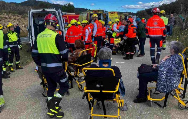 turistas heridos, autobús Imserso