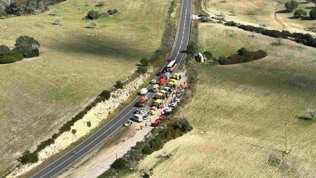 autobús imserso, accidente, Mallorca, turistas heridos