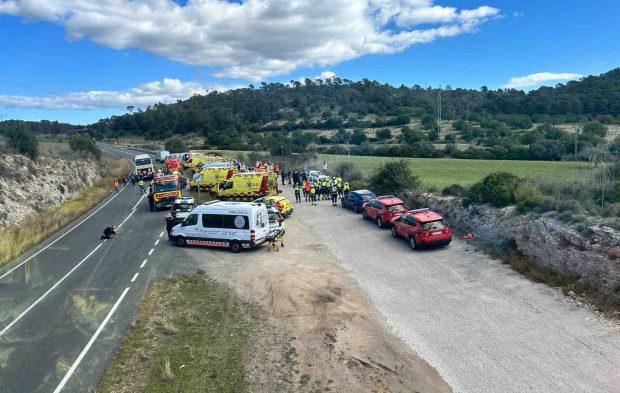 heridos, accidente, turistas