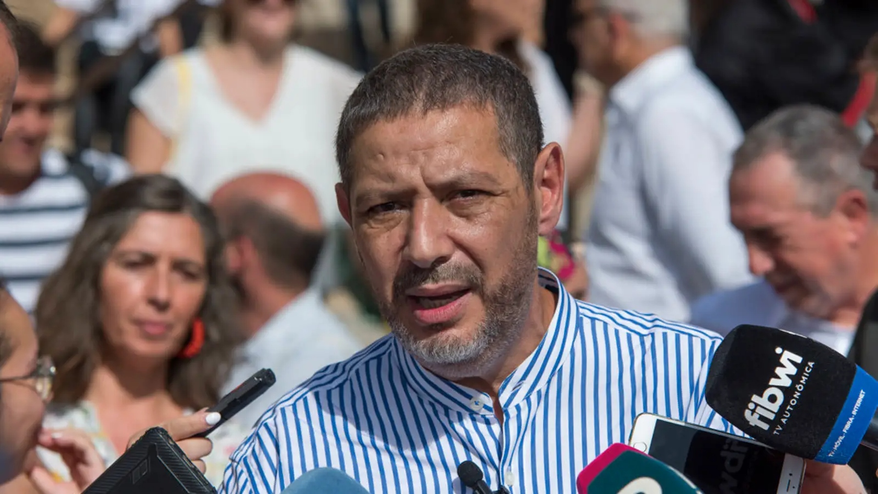 El líder de Coalición por Melilla (CPM), Mustafá Aberchán, detenido por corrupción (EFE).