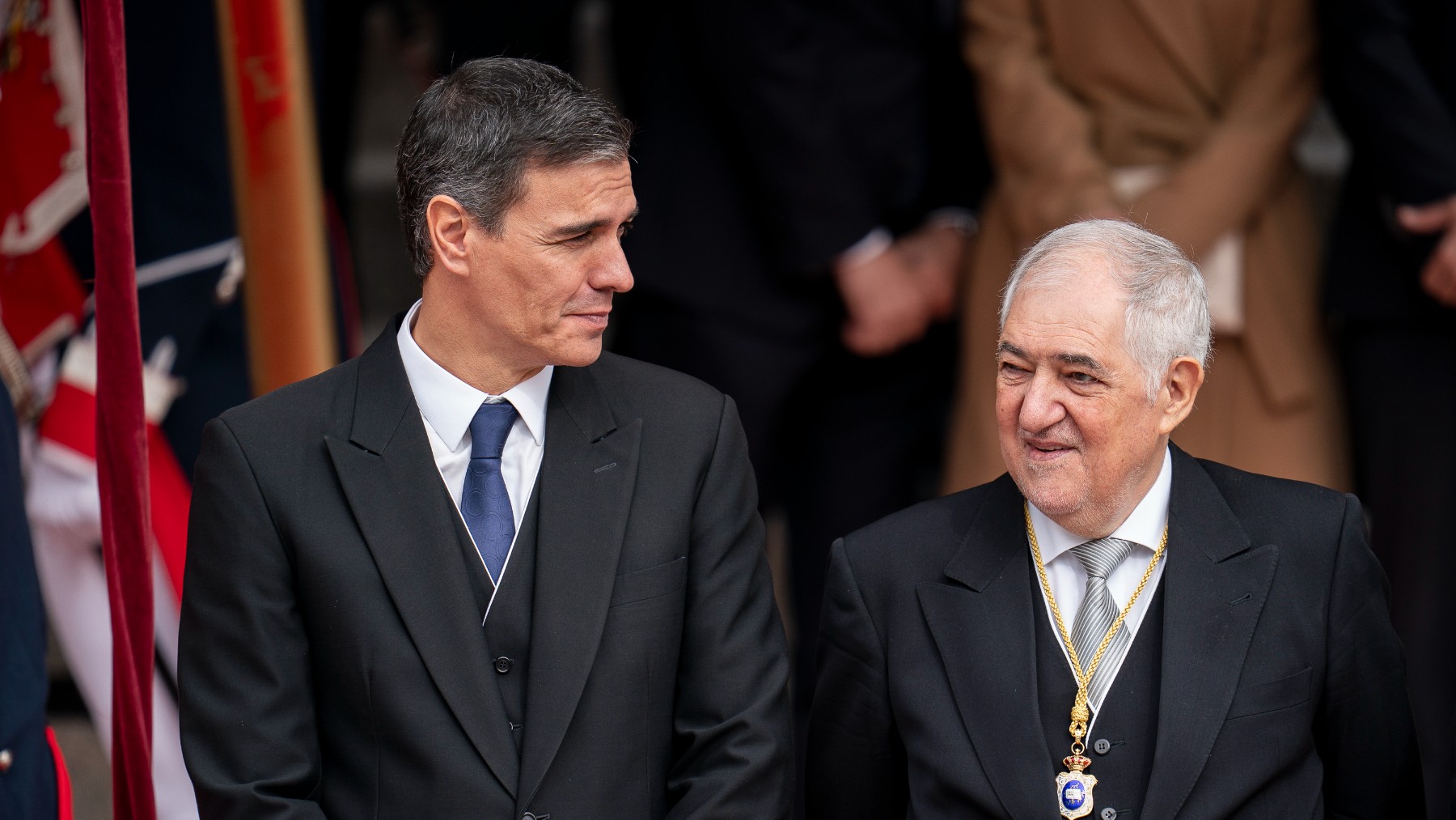 Pedro Sánchez y Cándido Conde-Pumpido.