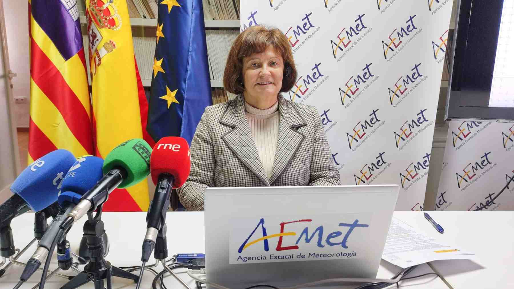 Delegada de Aemet en Baleares, María José Guerrero.