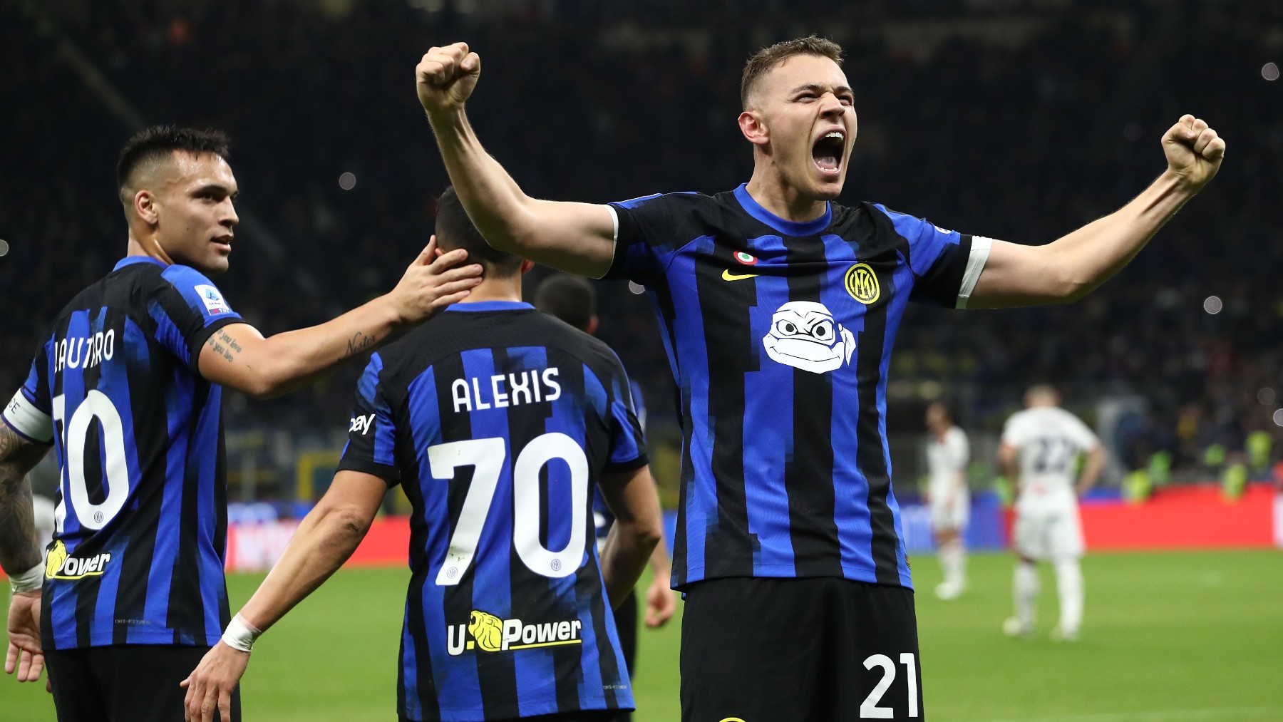 Los jugadores del Inter de Milán celebran un gol. (Getty)