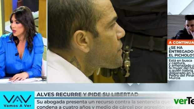 Patricia Pardo comenta las últimas novedades del 'caso Alves' en 'Vamos a ver' (Telecinco).