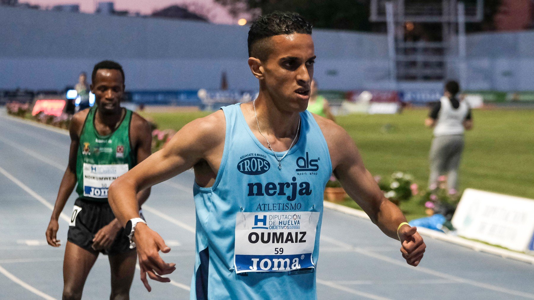 Ouassim Oumaiz, en una competición. (EFE)