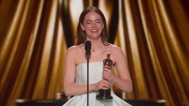 Emma Stone en los Oscars.