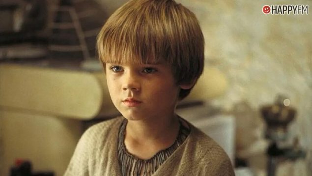 Jake Lloyd interpretando a Anakin Skywalker en Star Wars.