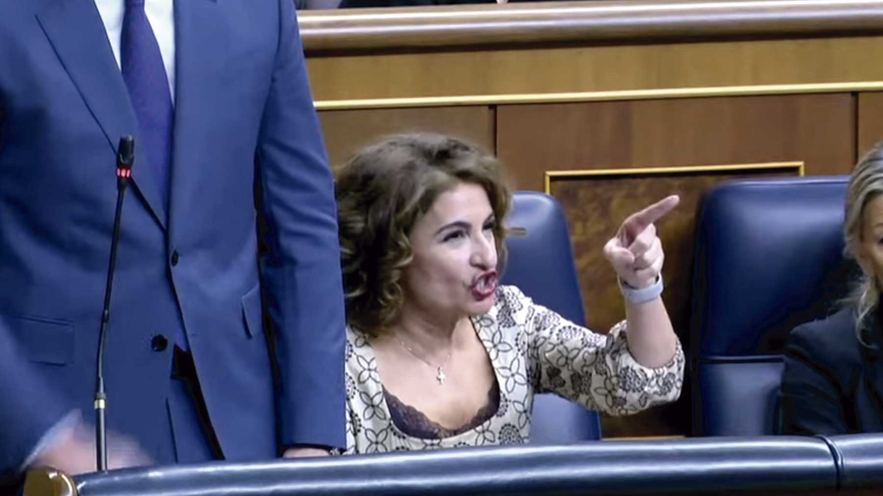 María Jesús Montero en el Congreso de los Diputados.