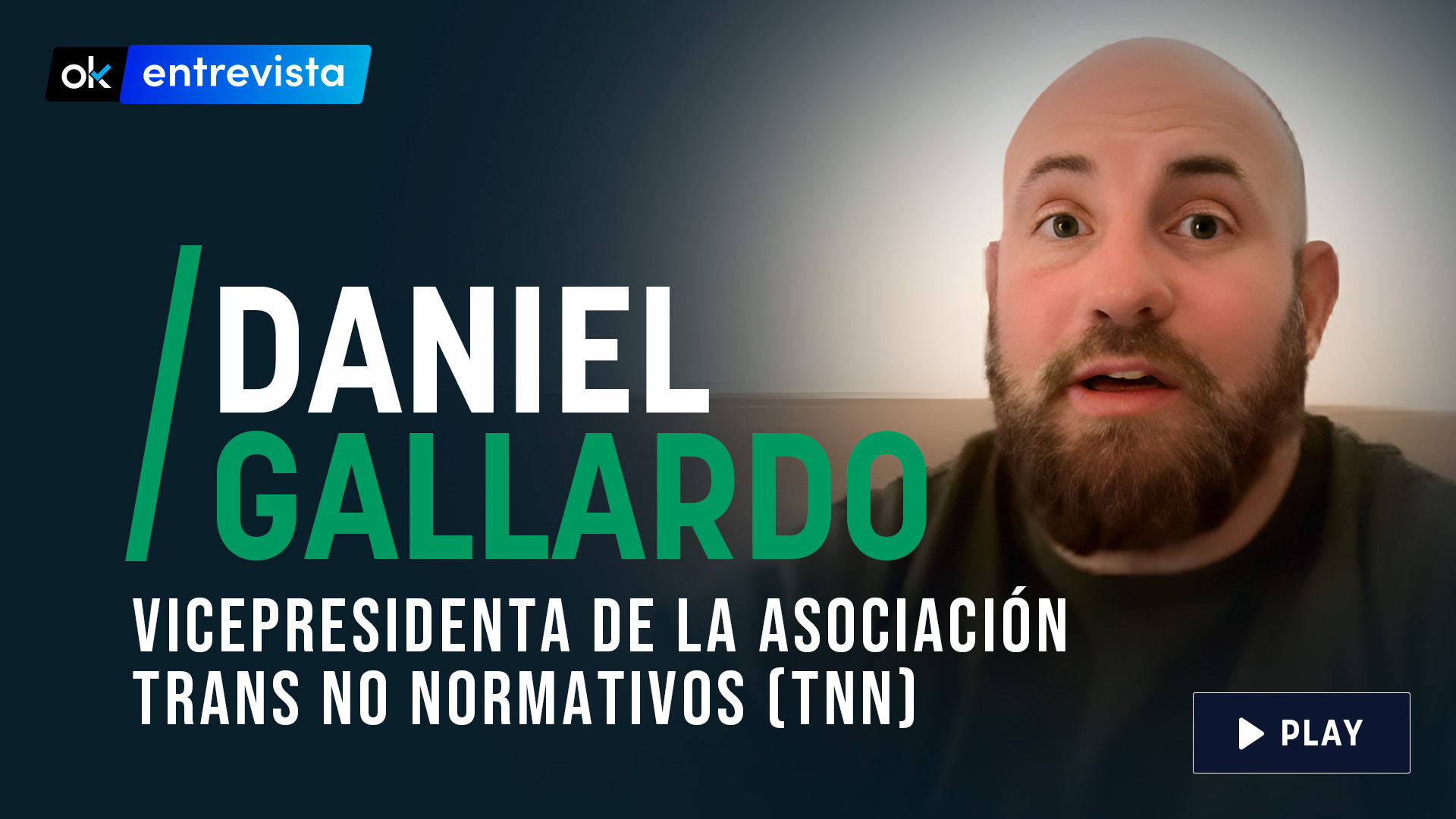 Daniel Gallardo, vicepresidenta de la Asociación Trans No Normativos.