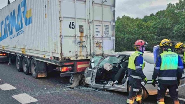 accidente autopista inca