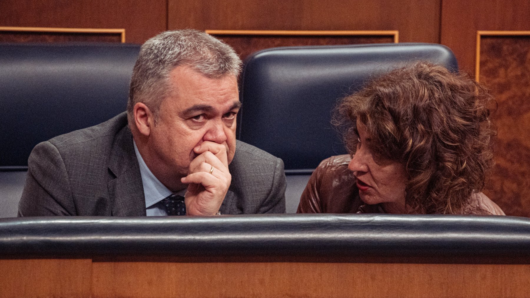 Santos Cerdán y María Jesús Montero. (Foto: EP)