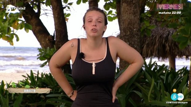 Zayra Guti&eacute;rrez, concursante de 'Supervivientes 2024', contin&uacute;a en observaci&oacute;n por sus fuertes dolores de espalda. (Mediaset)