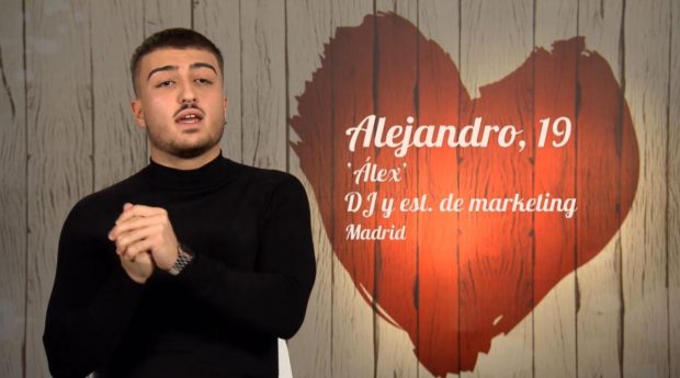 Alejandro en 'First Dates'. (Mediaset)