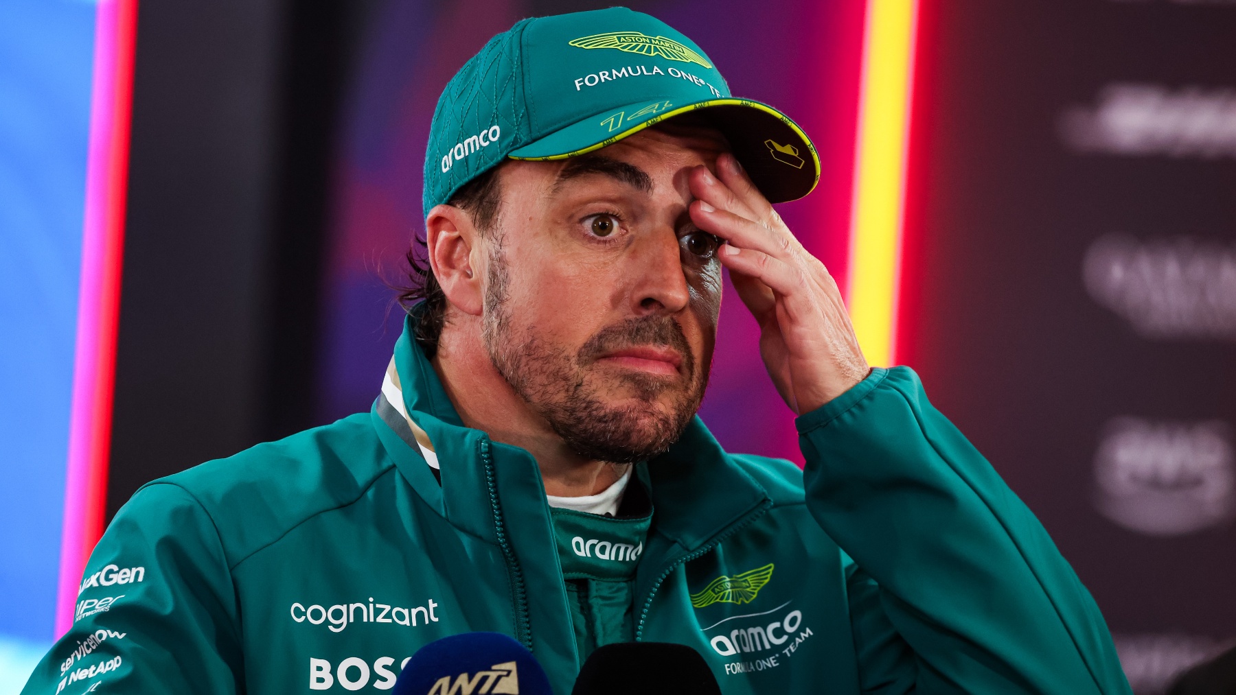 Fernando Alonso ante los medios de comunicación. (Europa Press)