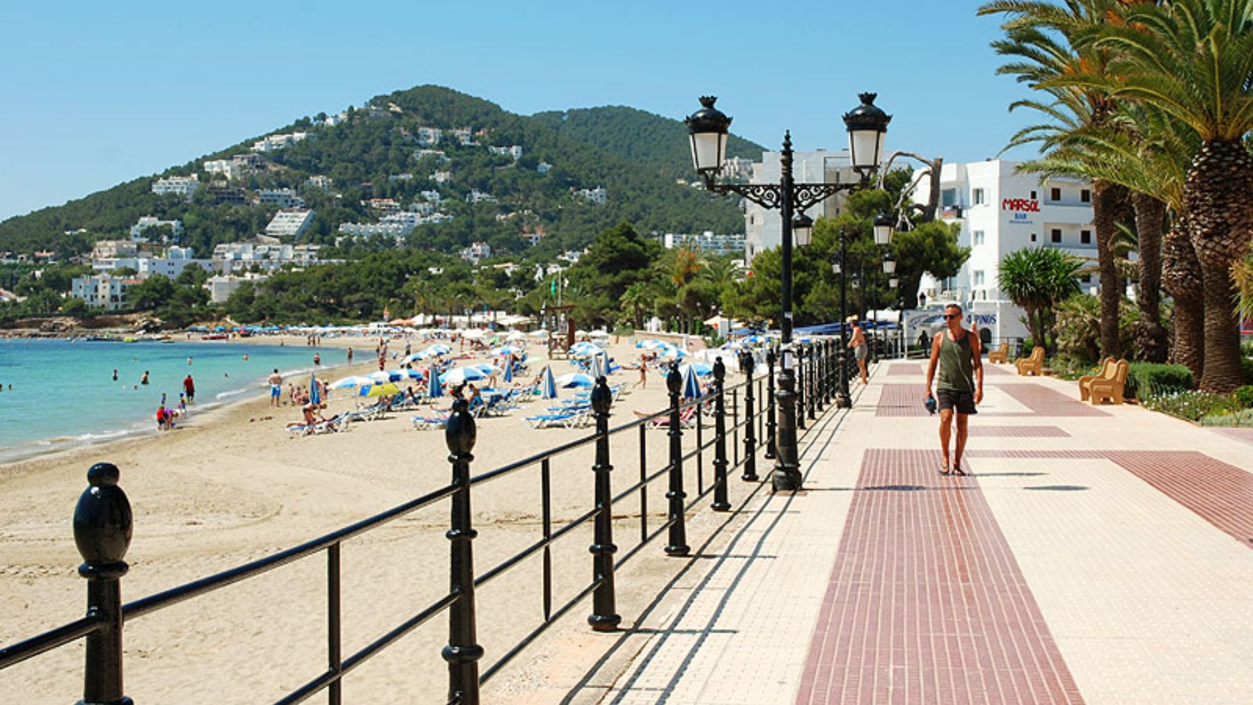 Paseo Marítimo de Santa Eulària, Ibiza.