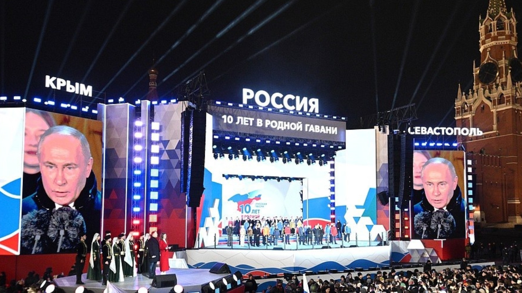 Vladimir Putin en la Plaza Roja de Moscú (Foto: Europa Press).