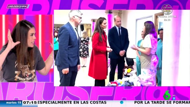 Alba Gutiérrez explica en el programa de Alfonso Arús las alocadas teorías sobre el vídeo de Kate Middleton (Atresmedia).