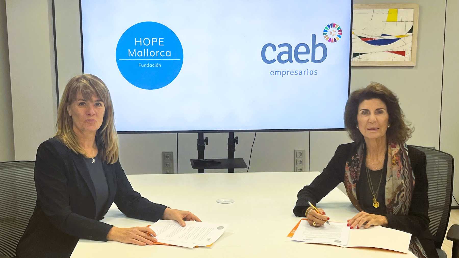 CAEB promueve la colaboración empresarial con la Fundación HOPE Mallorca.