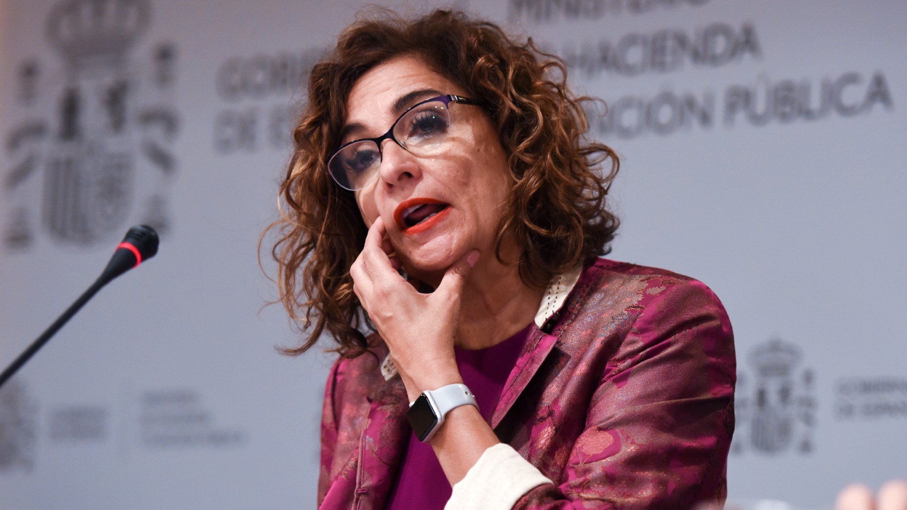 La vicepresidenta primera, María Jesús Montero.