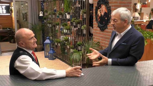 Manuel y Carlos Sobera en 'First Dates'. (Mediaset)