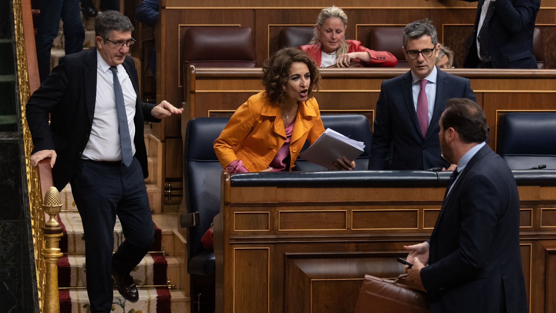 La bancada del PSOE en el Congreso. (Foto: EP)