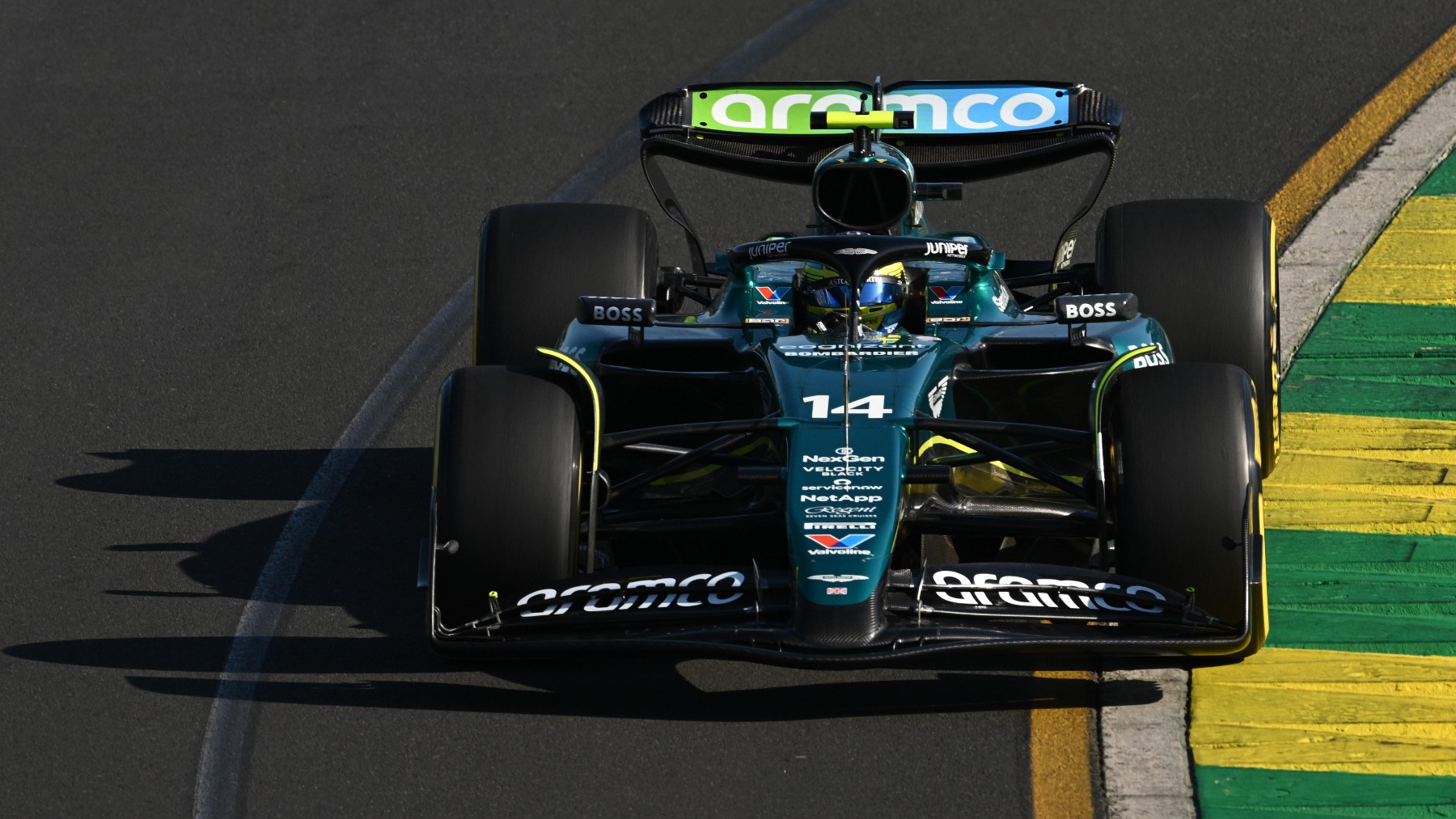 Fernando Alonso durante el GP de Australia de F1. (EFE)