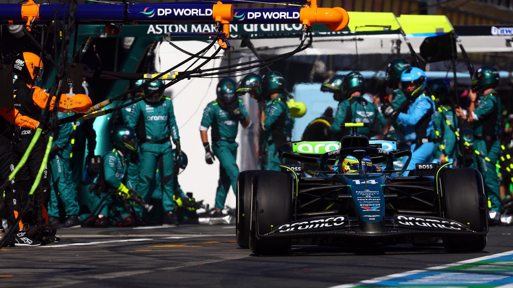 Fernando Alonso en el GP de Australia. (Getty)