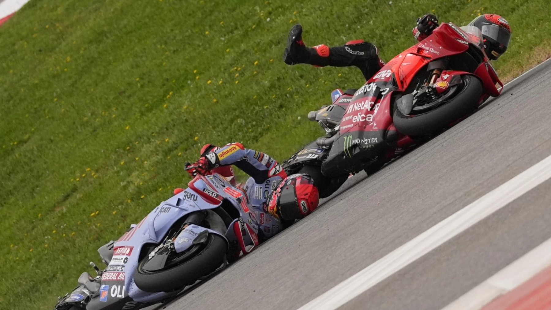 A raiva do patrão da Ducati após o incidente entre Márquez e Bagnaia em Portugal