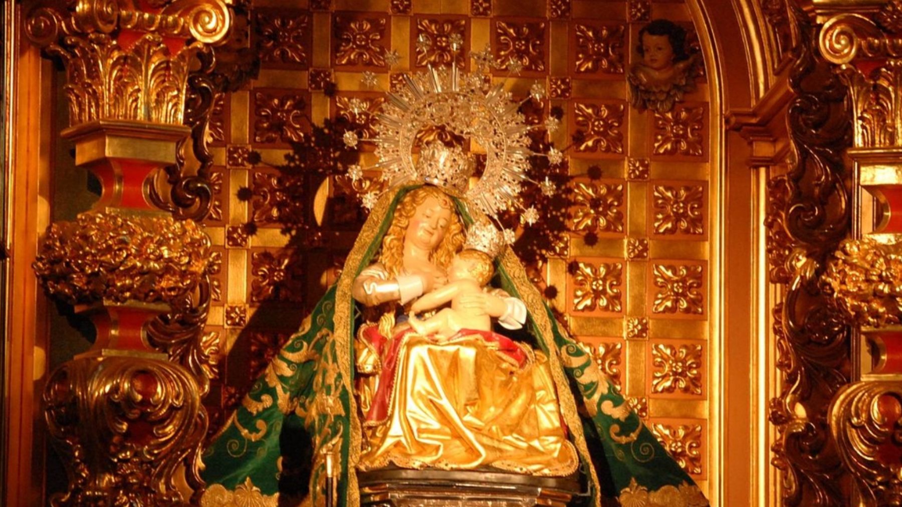 Virgen del Puerto en la catedral de Plasencia.