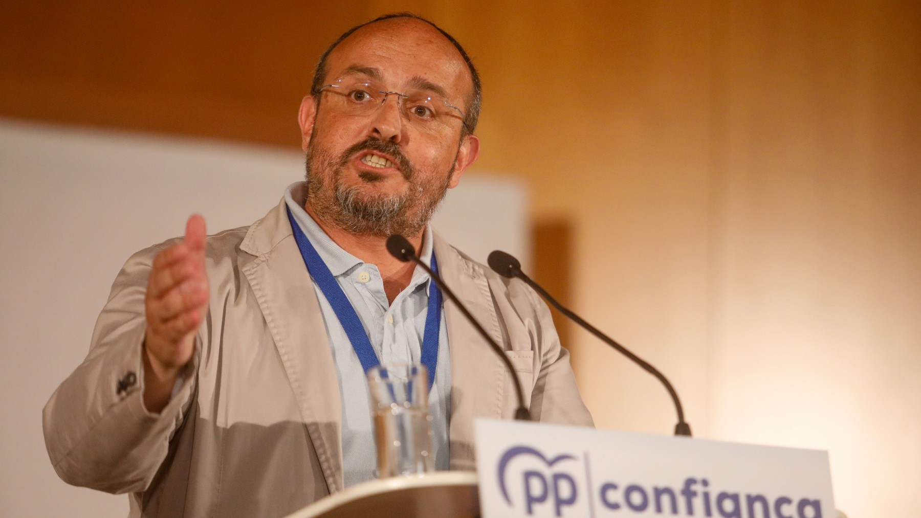 Alejandro Fernández, presidente del PP catalán. (Foto: EP)