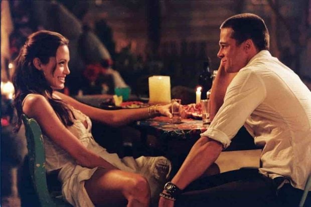 Angelina Jolie y Brad Pitt en 'Mr and Mrs Smith'.